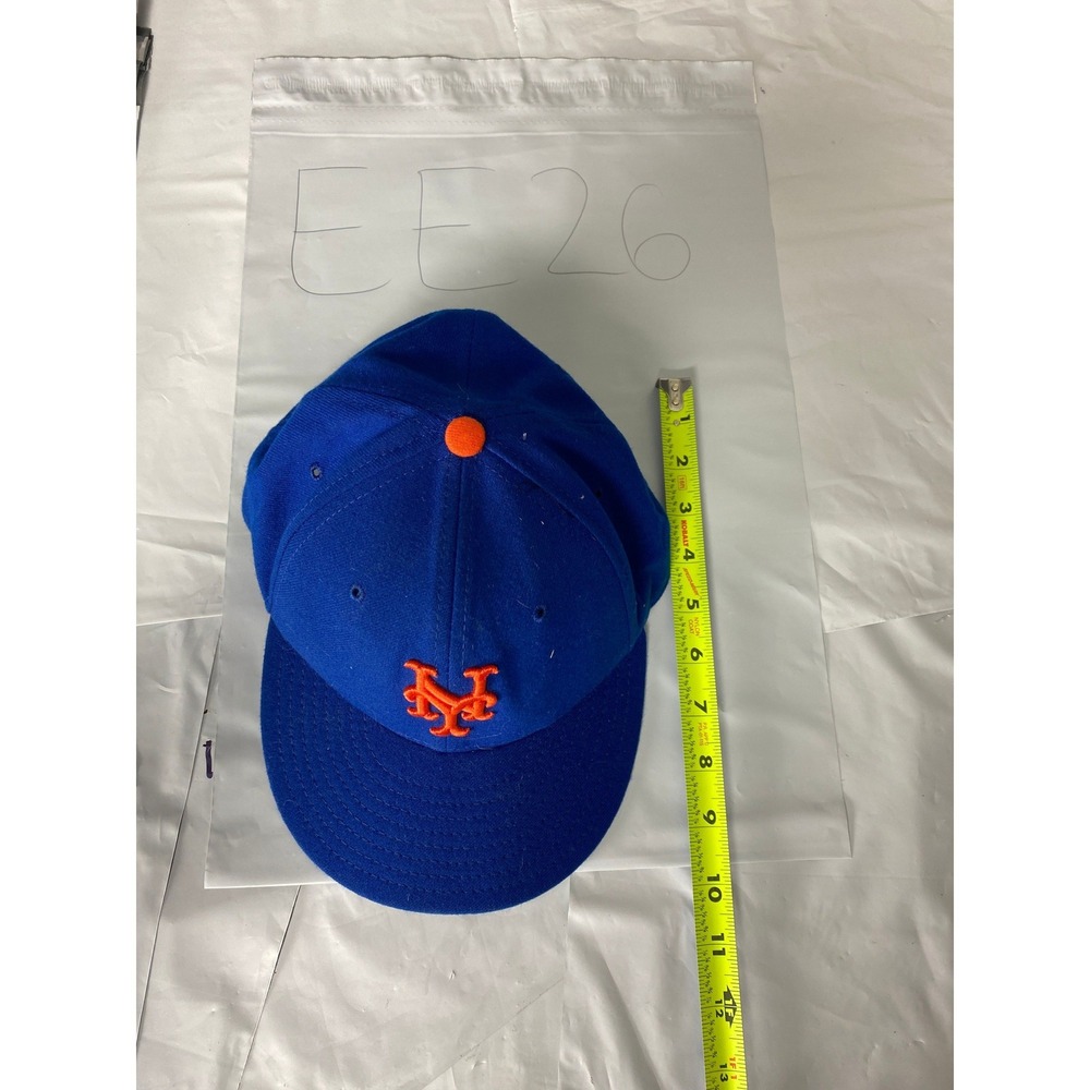 New York Mets Fitted Cap - Size 7 1/4 - Royal Blue - MLB